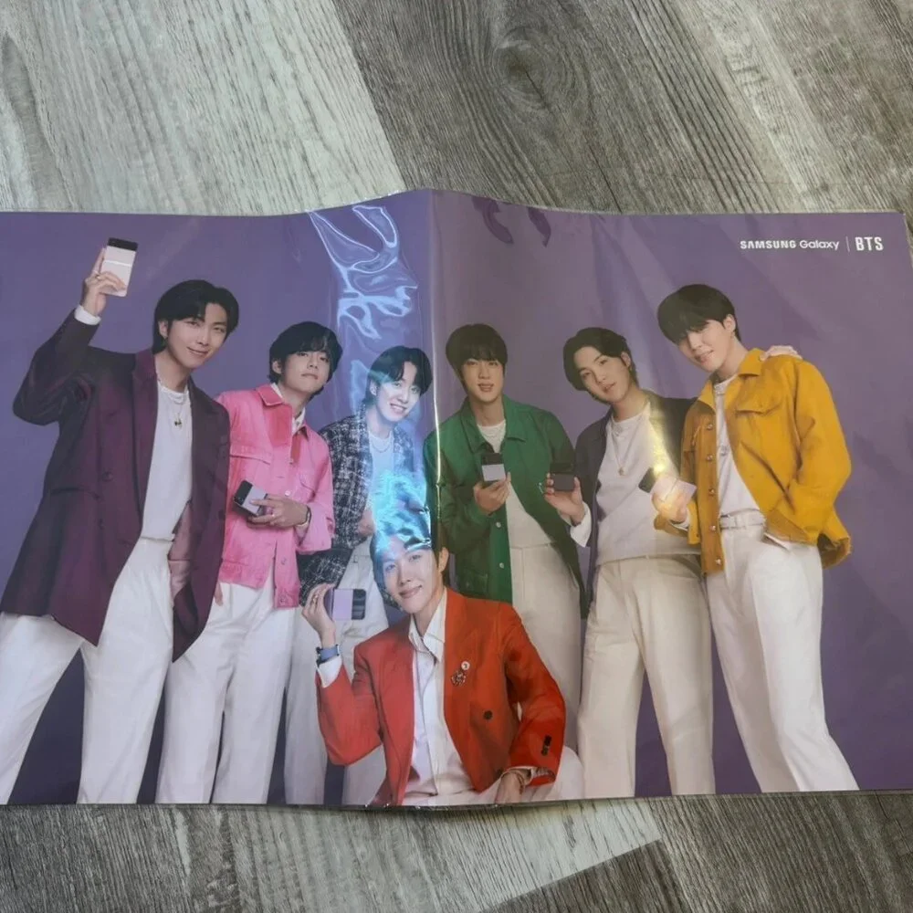 BTS Samsung Unpacked Pop up Poster - NYC Limited Edition